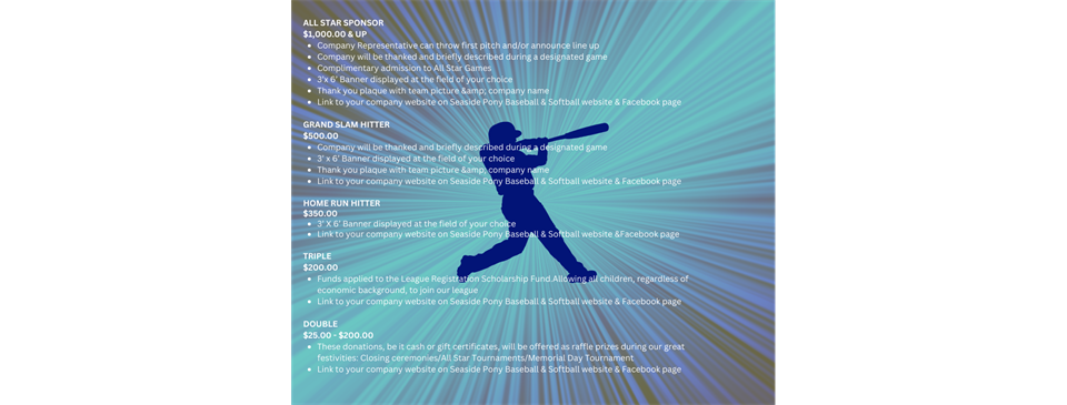 Sponsorship Opportunities